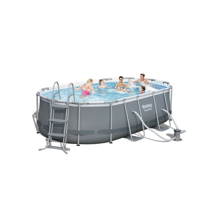 Piscine Tubulaire Bestway Power Steel Frame 4,24 X 2,50 X 1,00 M 1 Piscine Tubulaire Bestway Power Steel Frame 4,24 X 2,50 X 1,00 M