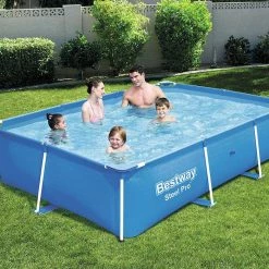 Piscine Tubulaire Bestway Rectangulaire Steel Pro 2,59 X 1,70 X 0,61 M 7 Piscine Tubulaire Bestway Rectangulaire Steel Pro 2,59 X 1,70 X 0,61 M -Intex Soldes Magasin piscine tubulaire bestway rectangulaire steel pro 259 x 170 x 61 cm 2