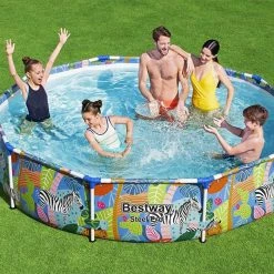 Piscine Tubulaire Bestway Steel Pro Ronde Décor Animaux 3,05 X 0,66 M 11 Piscine Tubulaire Bestway Steel Pro Ronde Décor Animaux 3,05 X 0,66 M -Intex Soldes Magasin piscine tubulaire bestway steel pro ronde animaux 305 x 66 cm 4