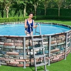 Piscine Tubulaire Bestway Power Steel Stone Ronde 4,27 X 1,22 M 19 Piscine Tubulaire Bestway Power Steel Stone Ronde 4,27 X 1,22 M -Intex Soldes Magasin piscine tubulaire bestway steel stone ronde 427 x 122 cm 4 1