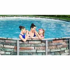 Piscine Tubulaire Bestway Power Steel Stone Ronde 4,27 X 1,22 M 12 Piscine Tubulaire Bestway Power Steel Stone Ronde 4,27 X 1,22 M -Intex Soldes Magasin piscine tubulaire bestway steel stone ronde 427 x 122 cm 6 1