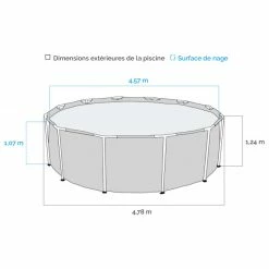 Piscine Tubulaire Ronde Intex Graphite 4.78 X 1.24 M 21 Piscine Tubulaire Ronde Intex Graphite 4.78 X 1.24 M -Intex Soldes Magasin piscine tubulaire ronde intex graphite 26384gn 1 1
