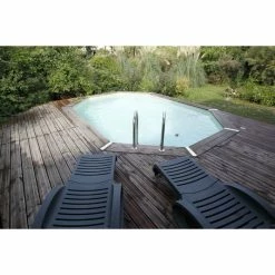 Piscine En Bois Octogonale Ubbink Azura 4,90 X 3,55 X 1,30 M - Liner Beige 9 Piscine En Bois Octogonale Ubbink Azura 4,90 X 3,55 X 1,30 M - Liner Beige -Intex Soldes Magasin piscine ubbink azura 490 355 130 beige 2