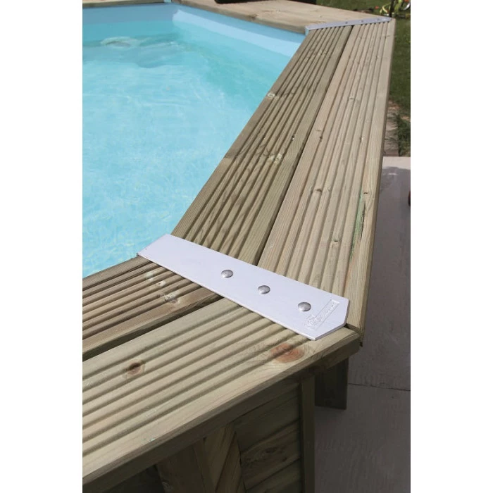 Piscine En Bois Octogonale Ubbink Azura 4,90 X 3,55 X 1,30 M - Liner Bleu 6 Piscine En Bois Octogonale Ubbink Azura 4,90 X 3,55 X 1,30 M - Liner Bleu – Image 6