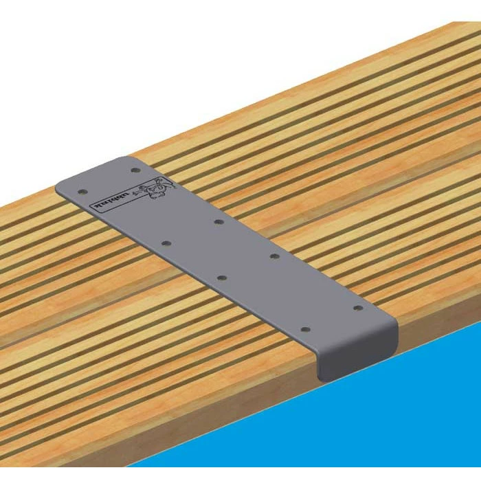 Kit De 4 Pièces Finition Margelles 180° Ubbink Alu Piscine Bois Rectangulaire 1 Kit De 4 Pièces Finition Margelles 180° Ubbink Alu Piscine Bois Rectangulaire