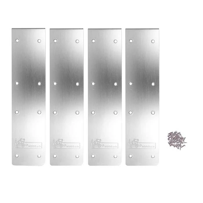 Kit De 4 Pièces Finition Margelles 180° Ubbink Alu Piscine Bois Rectangulaire 2 Kit De 4 Pièces Finition Margelles 180° Ubbink Alu Piscine Bois Rectangulaire – Image 2