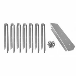 Kit De 8 Pièces Finition Margelles 135° Ubbink Alu Piscine Bois Octogonale -Intex Soldes Magasin platine linea droit set 8 finition margelles ubbink alluminium studio 10