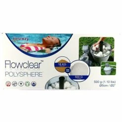Balles Filtrantes Polysphères Bestway Flowclear 500 G 5 Balles Filtrantes Polysphères Bestway Flowclear 500 G -Intex Soldes Magasin polysph res bestway pour filtre de piscine 500 g 3