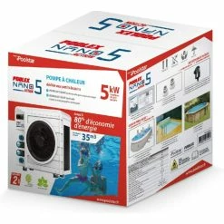 Pompe à Chaleur Poolex Nano Action 5 KW Pour Piscine < 30 M³ -Intex Soldes Magasin pompe chaleur poolex nano 5kw 2