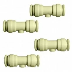 4 Raccords Droit 3/8 Brumisateur O'Fresh