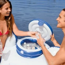 Double Fauteuil Gonflable Intex River Run + Glacière Gonflable -Intex Soldes Magasin river run double glaciere glaci re min