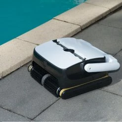 Robot Nettoyeur Fond Et Parois De Piscine Ubbink Robotclean Accu 4 Sans Fil -Intex Soldes Magasin robotclean accu 4 pool fond parois et ligne d eau surface 120m 1