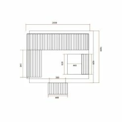 Sauna Traditionnel D'extérieur Holl's Gaïa Bella -Intex Soldes Magasin sauna d exterieur gaia bella 4
