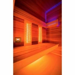 Sauna Hybride Traditionnel / Infrarouge Holl's Combi -Intex Soldes Magasin sauna infrarouge vapeur hybrid combi 4 places 1