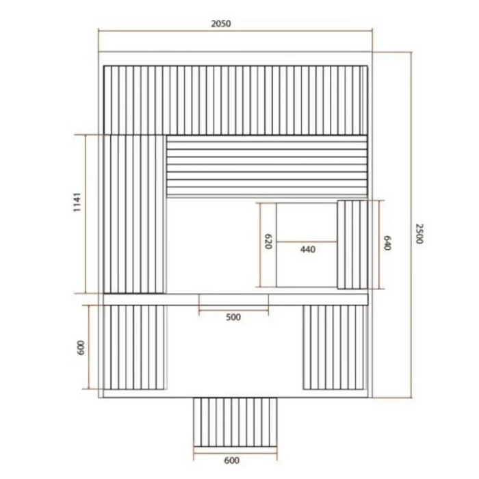 Sauna Traditionnel D'extérieur Holl's Gaïa Luna 5 Sauna Traditionnel D'extérieur Holl's Gaïa Luna – Image 5