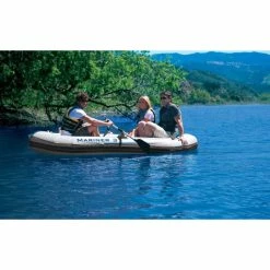 Set Bateau Gonflable 3 Places Intex Mariner 3 (rames Et Gonfleur Inclus) -Intex Soldes Magasin set bateau gonflable 3 places mariner 3 rames gonfleurs 4