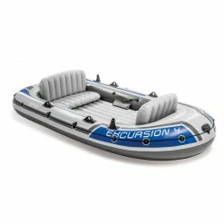 Set Bateau Gonflable 4 Places Intex Excursion 4 -Intex Soldes Magasin set bateau gonflable 4 places intex excursion 4 3