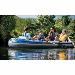 Set Bateau Gonflable 5 Places Intex Excursion 5 -Intex Soldes Magasin set bateau gonflable 5 places intex excursion 5 7