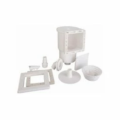 Ensemble Skimmer Pour Piscines Acier GRE - Blanc