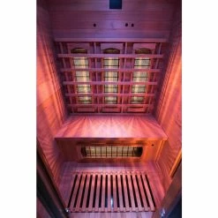 Sauna Infrarouge France Sauna APOLLON - 2 Places -Intex Soldes Magasin sn apollon q2 sauna infrarouge france sauna apollon 2places interieur