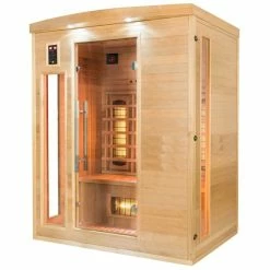 Sauna Infrarouge France Sauna APOLLON - 3 Places -Intex Soldes Magasin sn apollon q3 sauna infrarouge france sauna apollon 3places profil