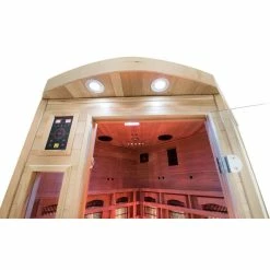 Sauna Infrarouge France Sauna APOLLON - 3/4 Places -Intex Soldes Magasin sn apollon q3c sauna infrarouge france sauna apollon 3 4places plafond
