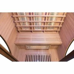 Sauna Infrarouge France Sauna SPECTRA - 2 Places -Intex Soldes Magasin sn spectra03r sauna infrarouge france sauna spectra 2places face interieur