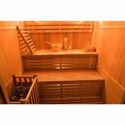 Sauna Traditionnel France Sauna ZEN - 4 Places 7 Sauna Traditionnel France Sauna ZEN - 4 Places -Intex Soldes Magasin sn zen4pk sauna vapeur france sauna zen 4places interieur