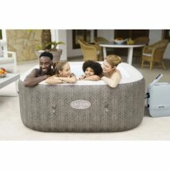 Spa Gonflable Bestway Lay-Z Spa CABO HydroJet 6 Places -Intex Soldes Magasin spa gonflable carre lay z spa cabo hydrojet 4 6 places 2