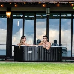 Spa Gonflable Intex PureSpa Carbone 4 Places -Intex Soldes Magasin spa gonflable intex purespa carbone 4 places 2