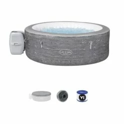 Spa Gonflable Bestway Lay-Z Spa BUDAPEST AirJet 6 Places -Intex Soldes Magasin spa gonflable rond lay z spa budapest airjet 4 6 places