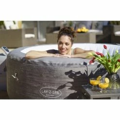 Spa Gonflable Bestway Lay-Z Spa BUDAPEST AirJet 6 Places -Intex Soldes Magasin spa gonflable rond lay z spa budapest airjet 4 6 places 3