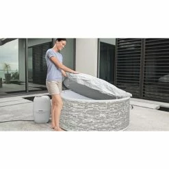 Spa Semi-rigide Bestway Lay-Z-Spa VANCOUVER AirJet Plus 5 Places -Intex Soldes Magasin spa gonflable rond lay z spa vancouver airjet plus 10