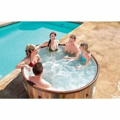 Spa Semi-rigide Bestway Lay-Z Spa HELSINKI AirJet 7 Places -Intex Soldes Magasin spa helsinki ambiance min 1