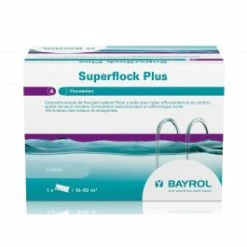 Bayrol Superflock Plus - Floculant Spécial Filtre à Sable 8 Cartouches Souples 1kg