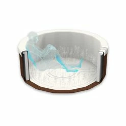 Spa Semi-rigide Bestway Lay-Z Spa TORONTO AirJet Plus 7 Places -Intex Soldes Magasin systeme massaga hydrojet toronto